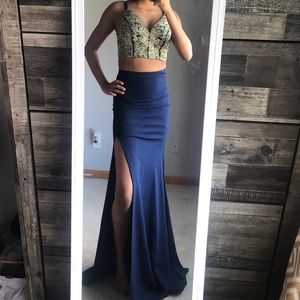 Two Piece Prom Dress